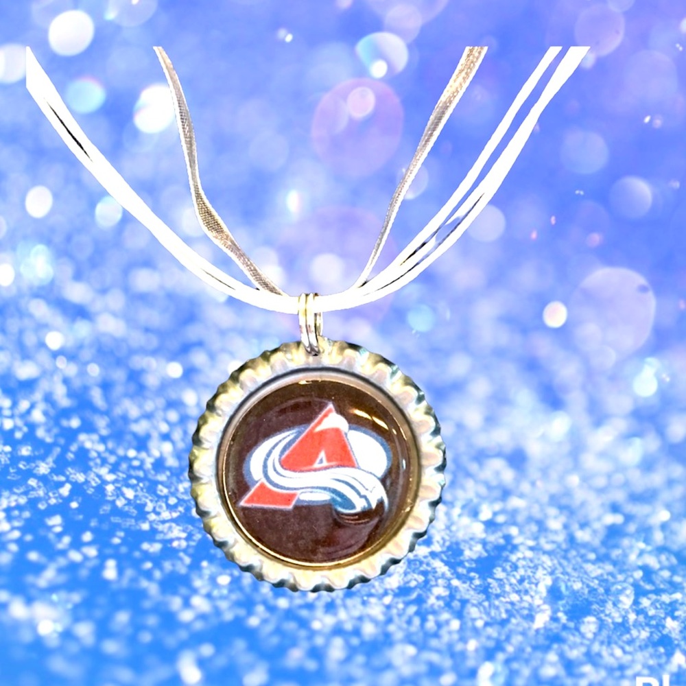 Colorado AVALANCHE Hockey Handmade Necklace *NEW*
